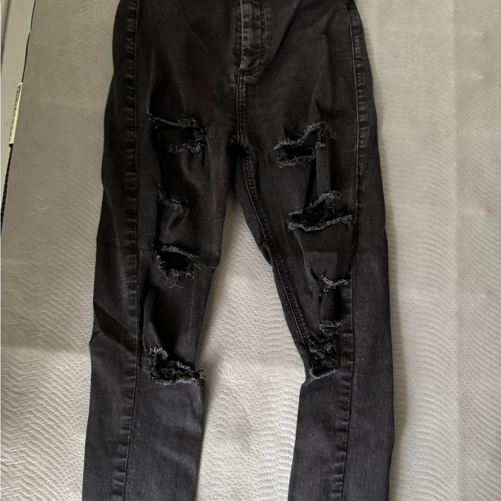 Topshop Black Joni Jeans 30/30